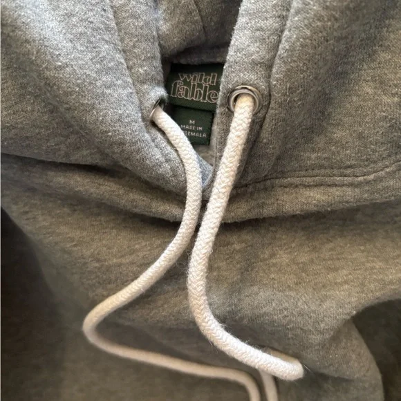 Wild Fable Light Gray Cropped Hoodie - Picture 2 of 2